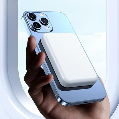 5000mAh Magnetic Power Bank - Fast Charging Wireless Charger for iPhone 17/16/15/14/13/12/Plus/Pro Max - Compact, Portable, and Perfect for On-the-Go Charging