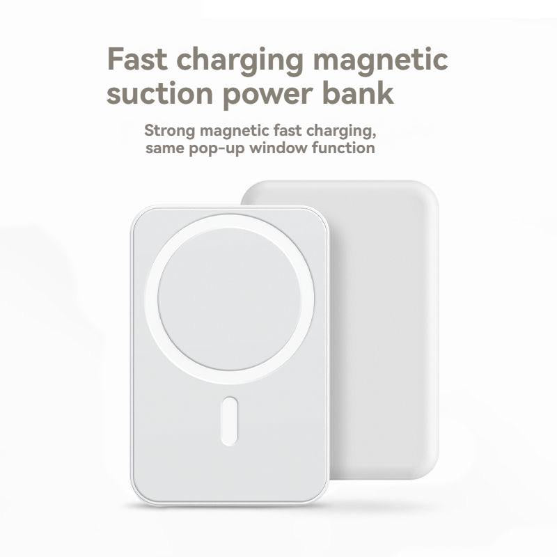 5000mAh Magnetic Power Bank - Fast Charging Wireless Charger for iPhone 17/16/15/14/13/12/Plus/Pro Max - Compact, Portable, and Perfect for On-the-Go Charging